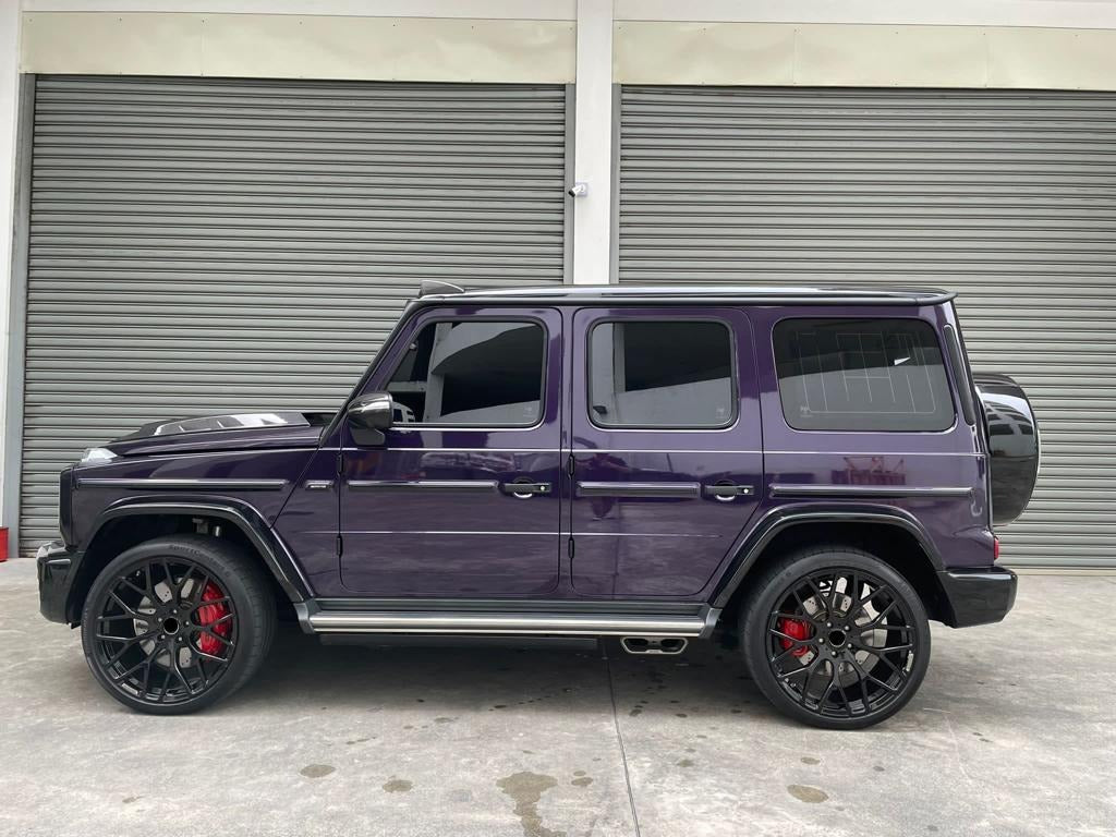 BRABUS MONOBLOCK WHEELS We produced premium quality forged wheels rims for MERCEDES BENZ G CLASS G63 G500 Our wheels sizes: Front 24 x 10 ET 20 Rear 24 x 10 ET 20 Finishing: Glossy Black Forged wheels can be produced in any wheel specs by your inquiries and we can provide our specs