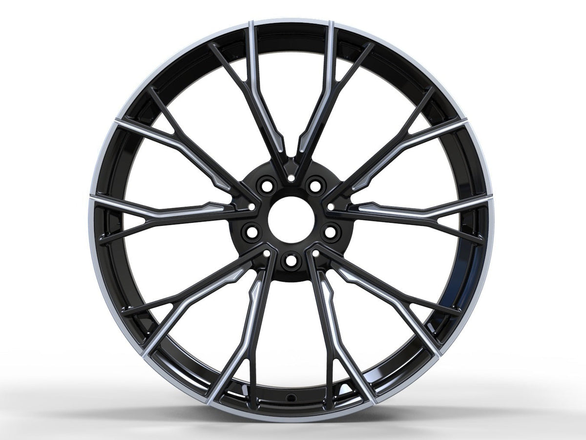 We manufacture premium quality forged wheels rims for   BMW X5 G05 X6 G06 X7 G07 in any design, size, color.  Wheels size:  Front: 22 x 9.5 ET 32-37  Rear: 22 x 10.5 ET 43  PCD: 5 X 112  CB: 66.6   Forged wheels can be produced in any wheel specs by your inquiries and we can provide our specs   Compared to standard alloy cast wheels, forged wheels have the highest strength-to-weight ratio; they are 20-25% lighter while maintaining the same load factor.