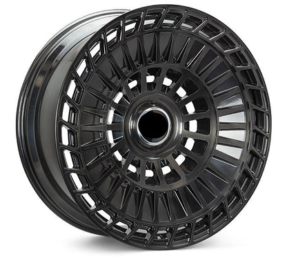 VOSSEN DESIGN SEMA NEW  LC3-13T design WHEELS RIMS for Rolls-Royce CULLINAN GHOST PHANTOM DROPHEAD FINISH: SATIN BLACK  Finish: brushed, polished, chrome, two colors, matte, satin, gloss coating wheels rims Aggressive and unique designs comprise Series 21, where any and all ideas and concepts can become reality for nearly any vehicle, from an exotic hyper car to off-road truck application.