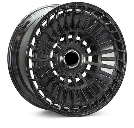 VOSSEN DESIGN SEMA NEW  LC3-13T design WHEELS RIMS for Rolls-Royce CULLINAN GHOST PHANTOM DROPHEAD FINISH: SATIN BLACK  Finish: brushed, polished, chrome, two colors, matte, satin, gloss coating wheels rims Aggressive and unique designs comprise Series 21, where any and all ideas and concepts can become reality for nearly any vehicle, from an exotic hyper car to off-road truck application.