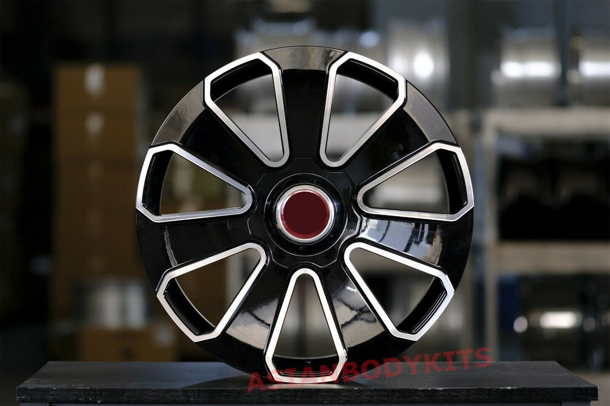 pasują do Bentley Bentayga 22-calowe KUTE FELGI felgi 22x10 ET28 5x130 BLACK MF