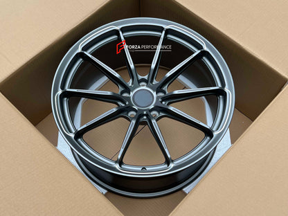 21 22 INCH FORGED WHEELS RIMS for FERRARI F8 TRIBUTO Front: 21 x 9.5 ET 20  Rear: 22 x 10.5 ET 33  CB: 66.6  PCD: 5x112