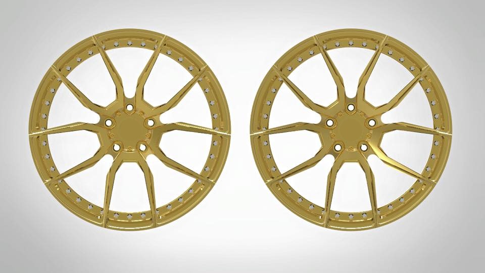3-Piece FORGED WHEELS FOR FERRARI F40