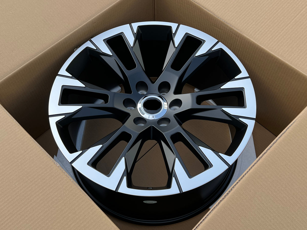 Cutting X Gloss Black 1 Wheel MSC13-60001  22x9 ET45 ET50 ET60 MODELLISTA WHEELS LC300 