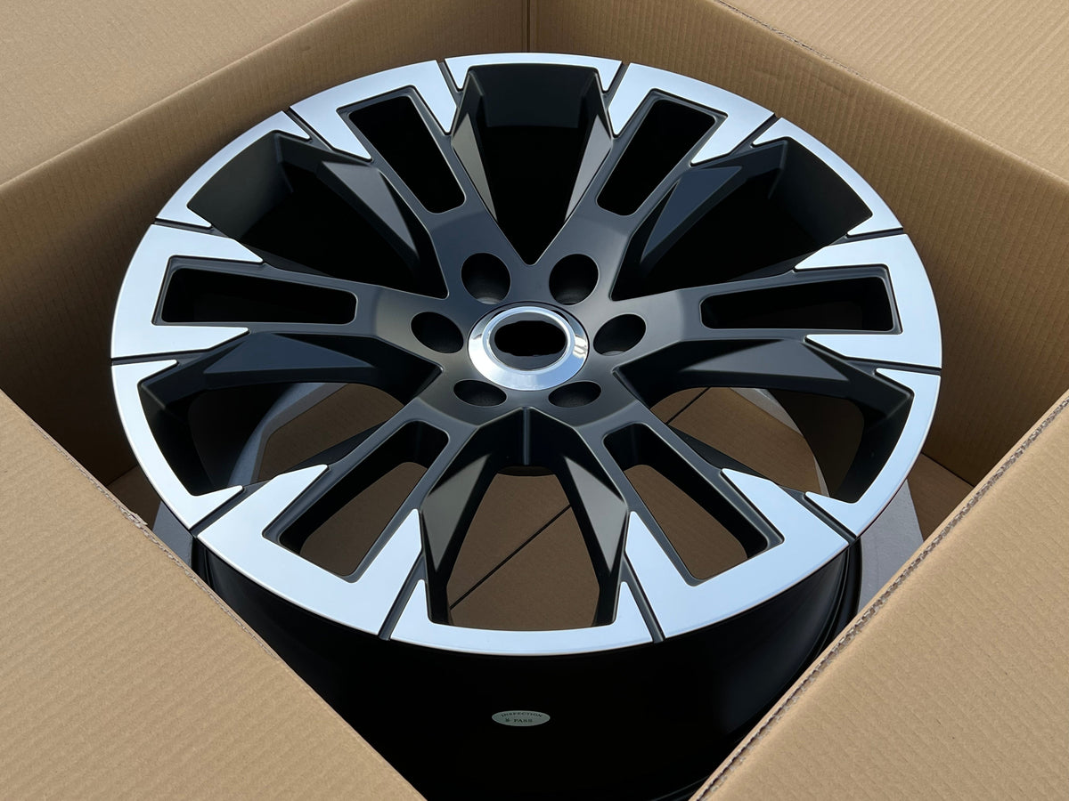 Cutting X Gloss Black 1 Wheel MSC13-60001  22x9 ET45 ET50 ET60 MODELLISTA WHEELS LC300 