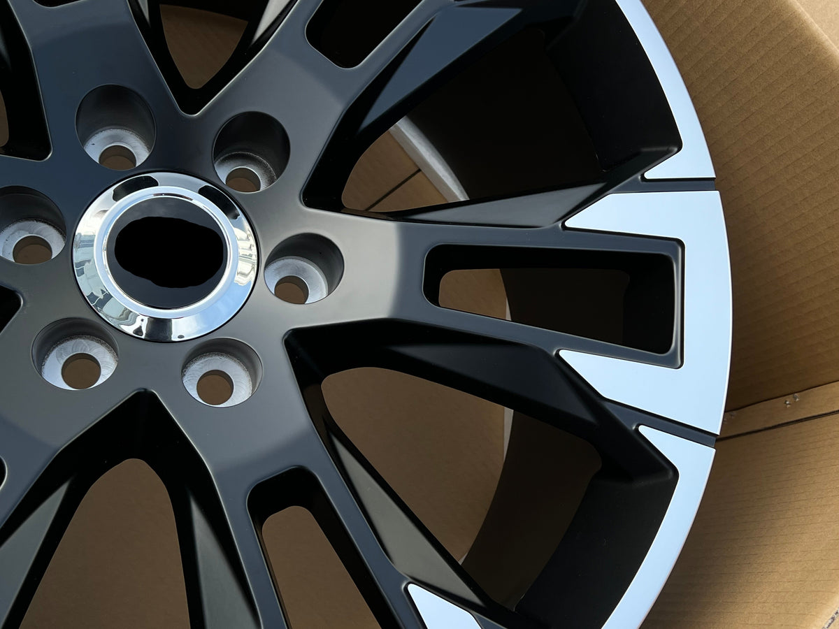 Cutting X Gloss Black 1 Wheel MSC13-60001  22x9 ET45 ET50 ET60 MODELLISTA WHEELS LC300 