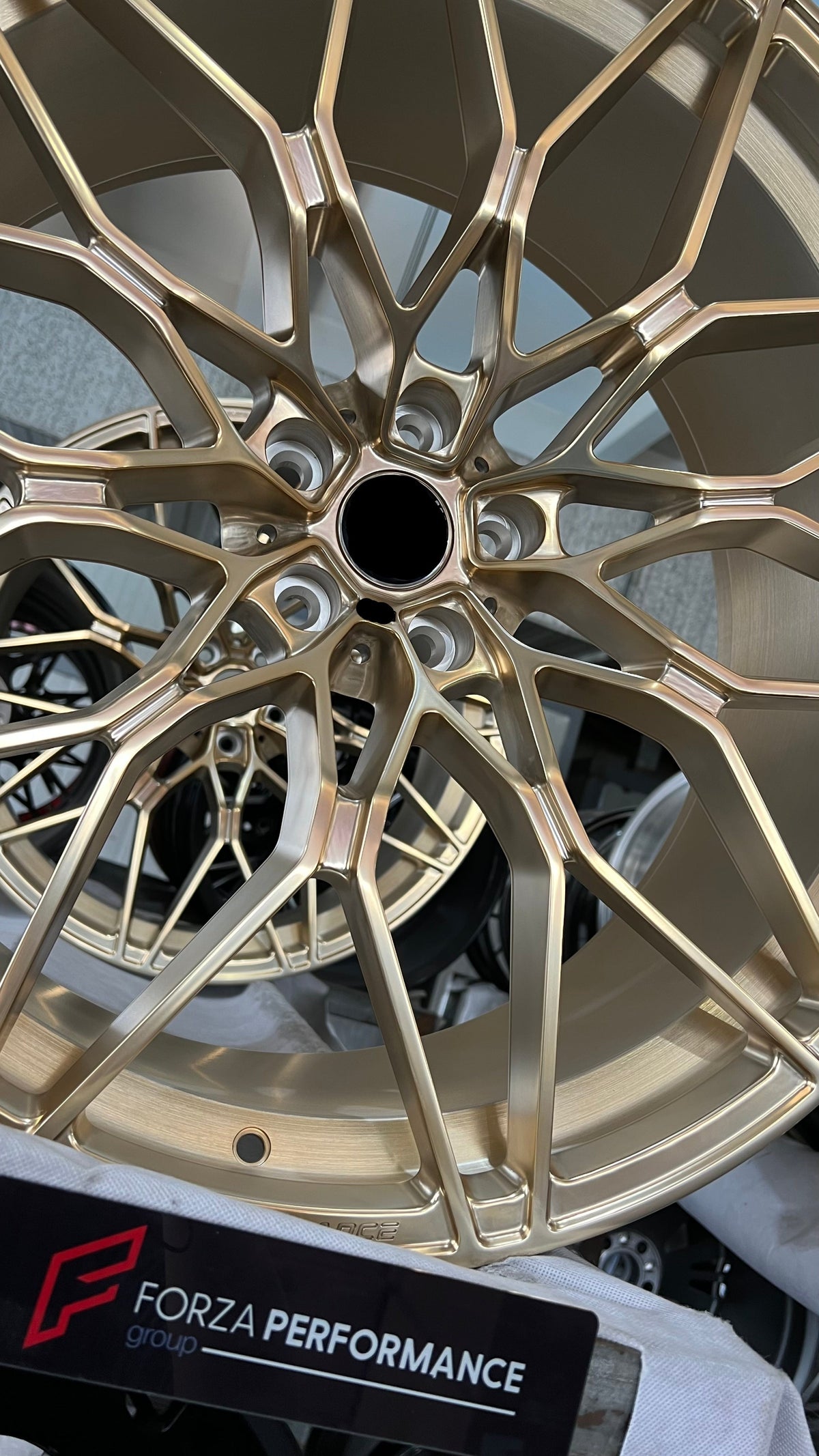 Frozen Gold M Performance Complete Wheel Set for BMW 1000M