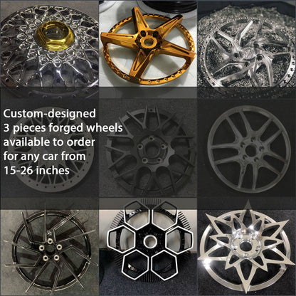 FORGED WHEELS Monoblock for ALL MODELS A179