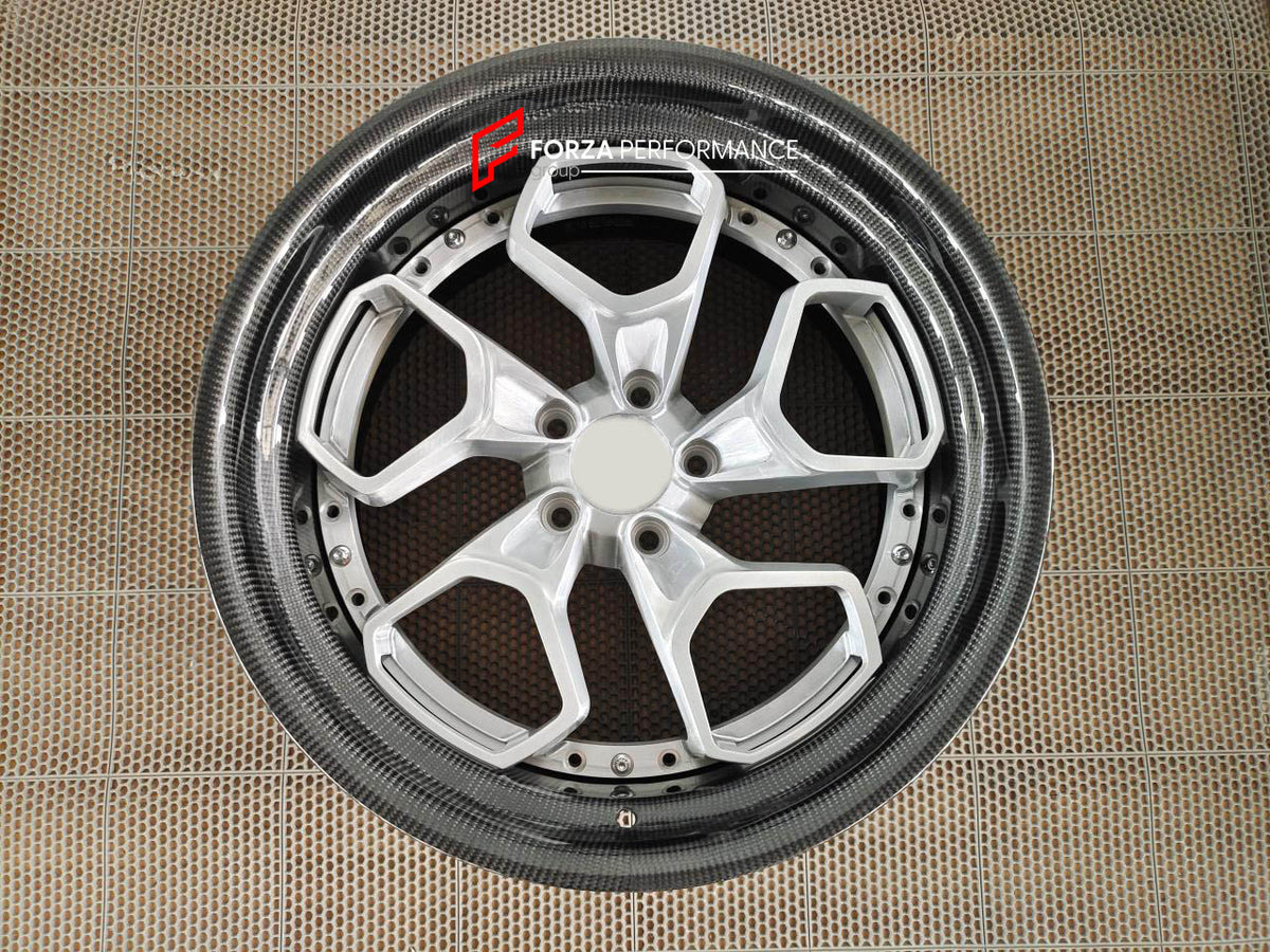ROTIFORM HUR-T STYLE FORGED WHEELS WITH CARBON BARREL FOR ANY CAR