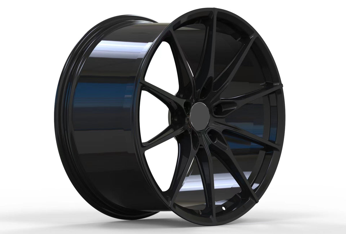 We manufacture premium quality forged wheels rims for   MCLAREN 720s in any design, size, color.  Our wheels size:   Front: 19 x 9 ET 37  Rear: 20 x 11 ET 20 